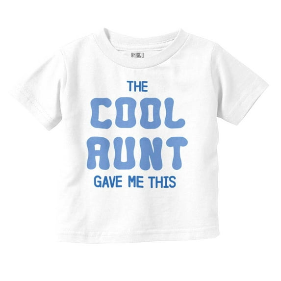 Cool Aunt Niece Nephew Present Cute Toddler Boy Girl T Shirt Infant Toddler Brisco Brands 5T