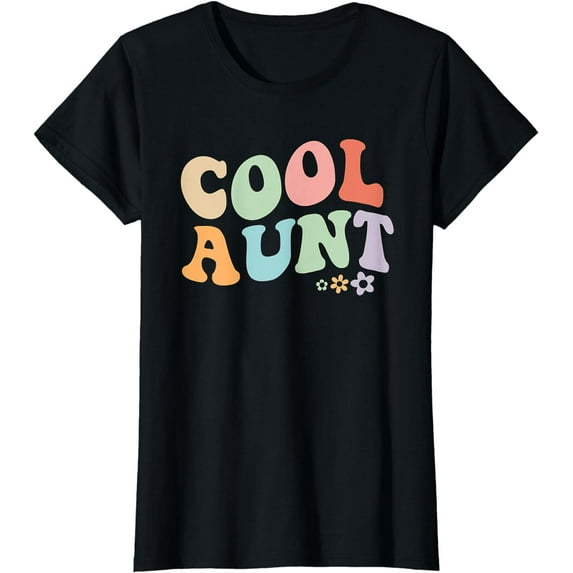 Cool Aunt vintage floral design to auntie from niece T-Shirt