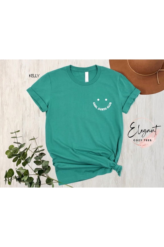 Cool Aunts Club Tee Shirt, Graphic Tee Shirts For Aunts, Gifst For Auntie, Cute And Comfy Aunt T-Shirt, Trendy Cool Aunt Club Shirt Tshirt All Size S-5XL