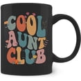 thumbnail image 1 of Cool Aunts Coffee Mug - Best Aunt Ever Gifts, Retro Auntie Ceramic Mug, Mothers Day Gift for Aunt Auntie from Niece, Cool Aunts Club Coffee Cup 11oz, 1 of 5