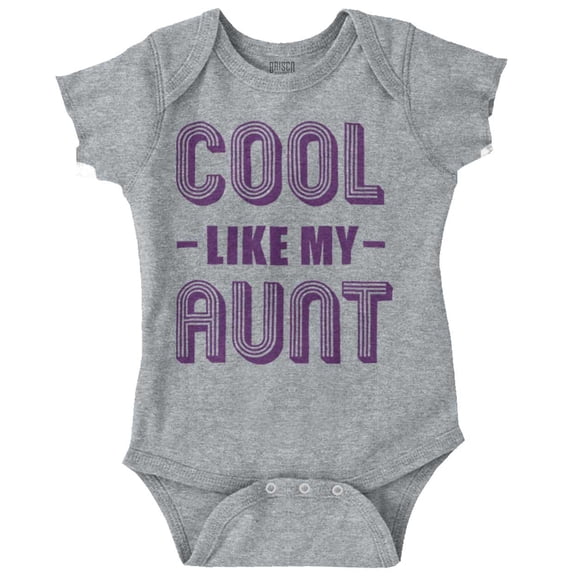 Cool Aunts Funny Cute Nieces Nephews Romper Boys or Girls Infant Baby Brisco Brands 24M