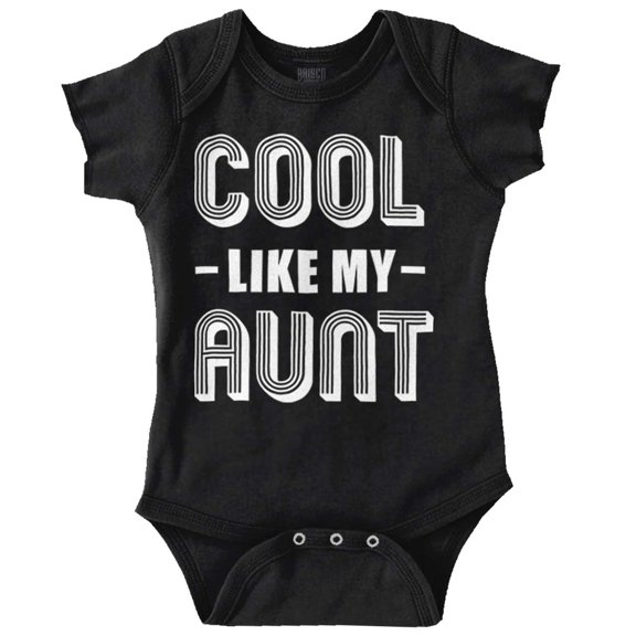 Cool Aunts Funny Cute Nieces Nephews Romper Boys or Girls Infant Baby Brisco Brands 6M