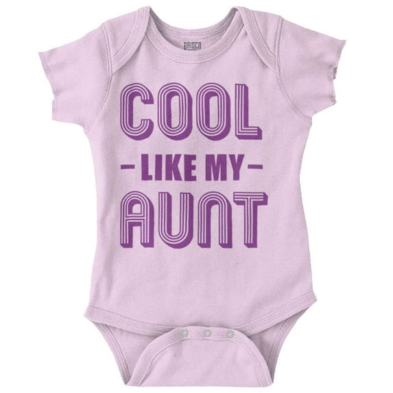 Cool Aunts Funny Cute Nieces Nephews Romper Boys or Girls Infant Baby Brisco Brands 6M
