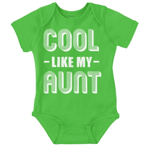 Cool Aunts Funny Cute Nieces Nephews Romper Boys or Girls Infant Baby Brisco Brands NB
