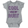 thumbnail image 1 of Cool Aunts Funny Cute Nieces Nephews Romper Boys or Girls Infant Baby Brisco Brands NB, 1 of 6