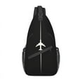 thumbnail image 1 of Cool Aviation Plane Crossing Sling Bags for Traveling Men's Airplane Aviator Pilot Chest Crossbody Backpack Shoulder Daypack, 1 of 7