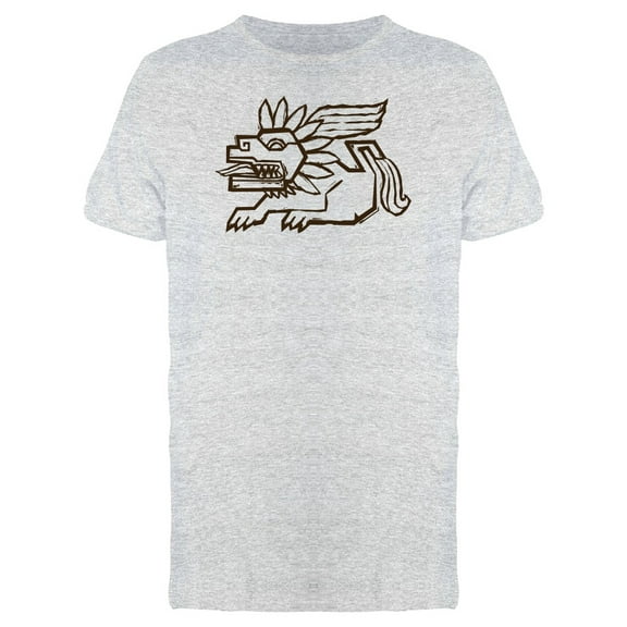 Cool Aztec Lion Doodle Tee Men's -Image by Shutterstock