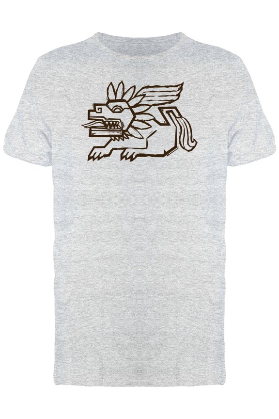 Cool Aztec Lion Doodle Tee Men's -Image by Shutterstock