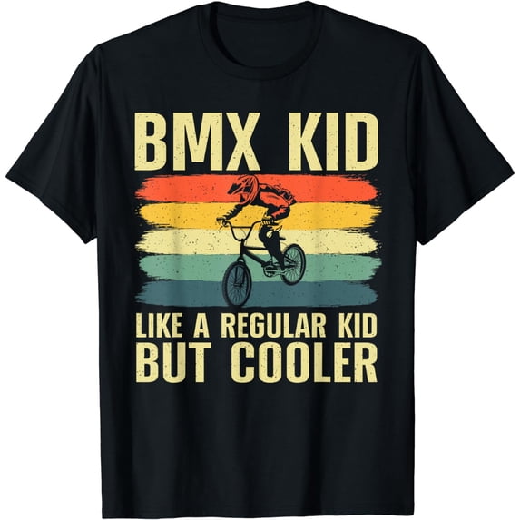 Cool BMX For Kids Boys Men BMX Racing Off Road Bike Riders T-Shirt