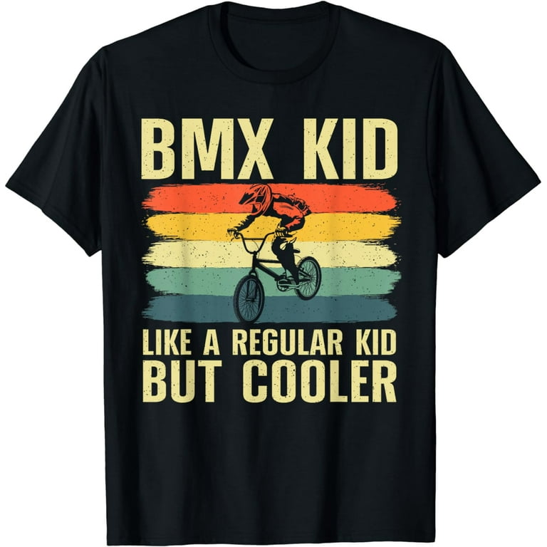 Funny Bmx Fan Bike T-Shirt Vintage Gift Boys Kids Mens Funny Bmx Fan Bike T-Shirt Vintage Gift Boys Kids Mens