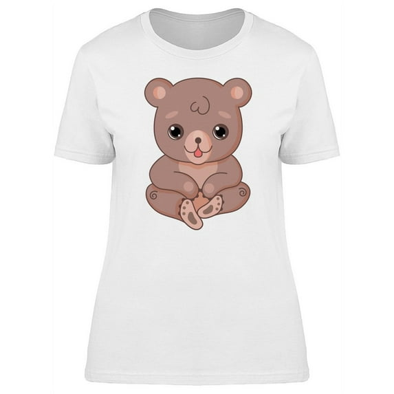 Cool Baby Bear Cartoon T-Shirt Women -Image by Shutterstock, Female XX-Large