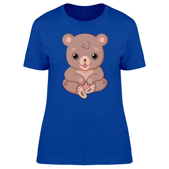 Cool Baby Bear Cartoon Tee Women's -Image by Shutterstock