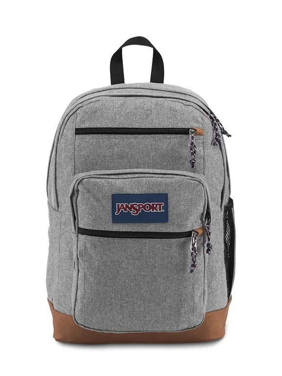 Backpack, with 15-inch Laptop Sleeve - Large Computer Bag Rucksack with 2 Compartments, Ergonomic Straps-Grey Letterman