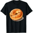 thumbnail image 1 of Cool Bagel Costume T-Shirt men and women can wear, black, white, gifts, 1 of 4
