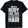 thumbnail image 1 of Cool Bald Guy Design For Men Dad Husband Bald Head Bald Man T-Shirt, Small, Black, 1 of 4