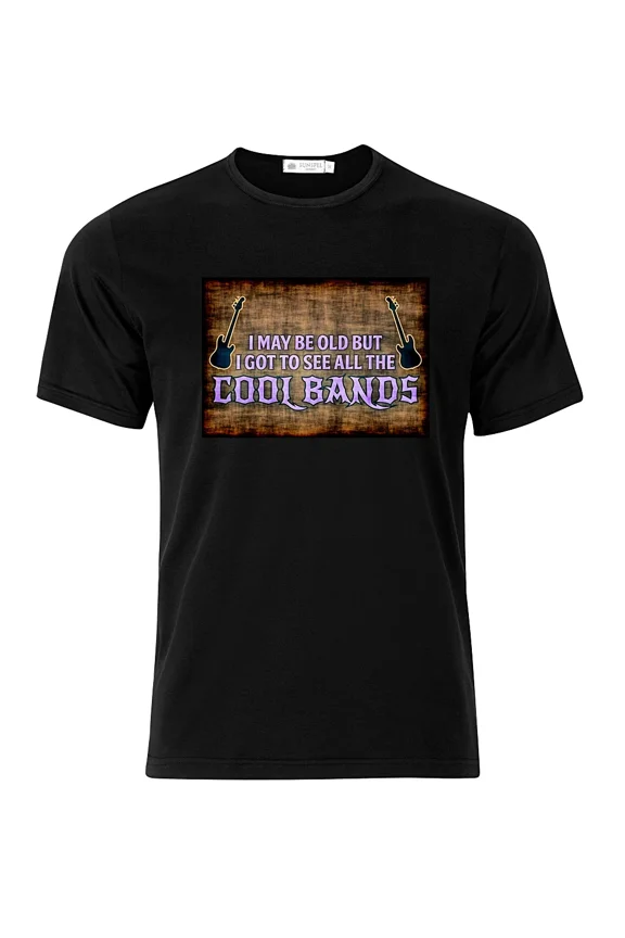 Cool Bands - Graphic Cotton T Shirt Short & Long Sleeve