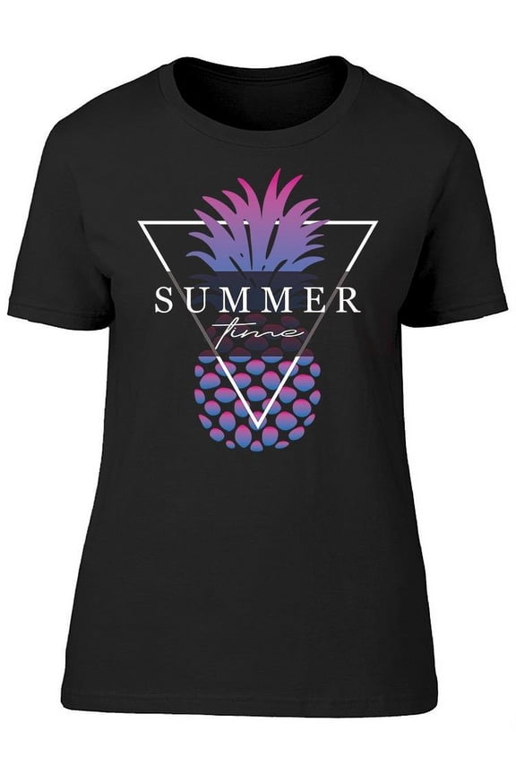 Cool Banner. Pineapple T-Shirt Women -Image by Shutterstock, Female Large