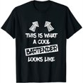 thumbnail image 1 of Cool Bartender Funny Saying Bartenders Bartending Womens T-Shirt, 1 of 5