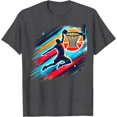 thumbnail image 1 of Cool Basketball 10-12 12-14 Gifts Softstyle T-Shirt for Men Women Kids,Dark Heather Grey Color,Size YXS, 1 of 5