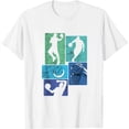 thumbnail image 1 of Cool Basketball Design Basketball Player Sports Womens T-Shirt White Medium, 1 of 5