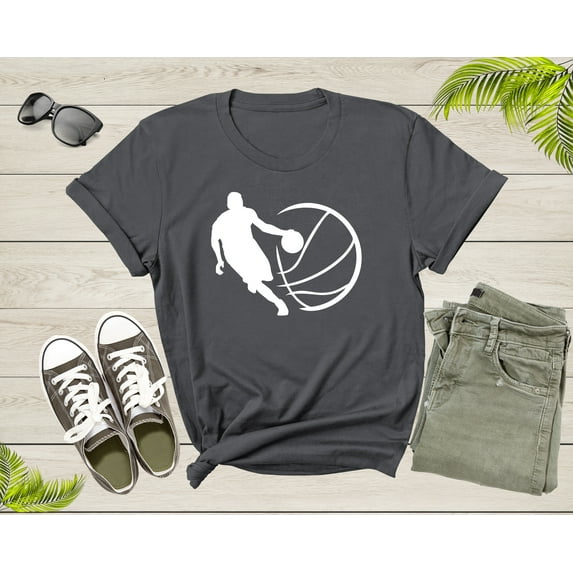 Cool Basketball Player Shirt For Men Women Boys Girls Basketball Lover Gift Idea Tshirt Basketball Birthday Present Gift Dad Mom T-shirt