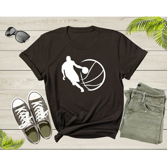 Cool Basketball Player Shirt For Men Women Boys Girls Basketball Lover Gift Idea Tshirt Basketball Birthday Present Gift Dad Mom T-shirt