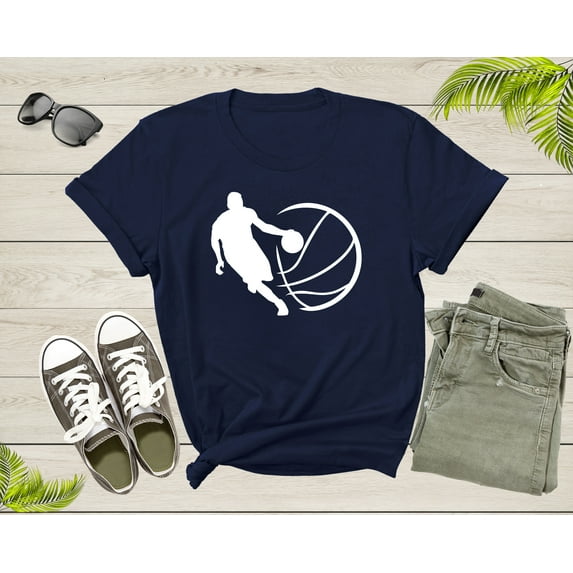 Cool Basketball Player Shirt For Men Women Boys Girls Basketball Lover Gift Idea Tshirt Basketball Birthday Present Gift Dad Mom T-shirt