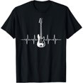 thumbnail image 1 of Cool Bass Guitar Heartbeat Design For Bass Player Men Women T-Shirt, 1 of 4