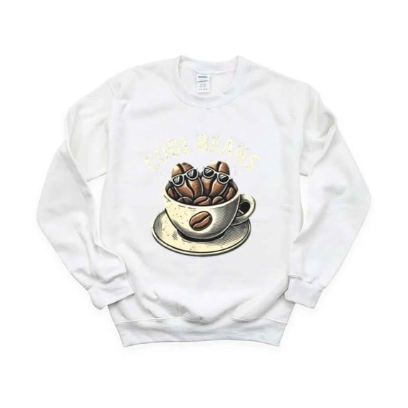 Cool Beans Coffee Retro Graphic Novelty Caffeine Humor T-Shirt , Hoodie , Sweatshirt, for men & women, up to size 5XL.
