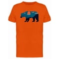 thumbnail image 1 of Cool Bear And Sunset Doodle Tee Men's -Image by Shutterstock, 1 of 1
