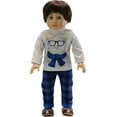 thumbnail image 1 of Cool Bear Pajamas made for 18 inch dolls, 1 of 2