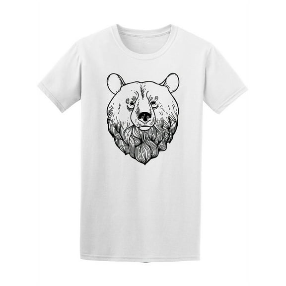 Cool Bear Sketch T-Shirt Men -Image by Shutterstock, Male Small