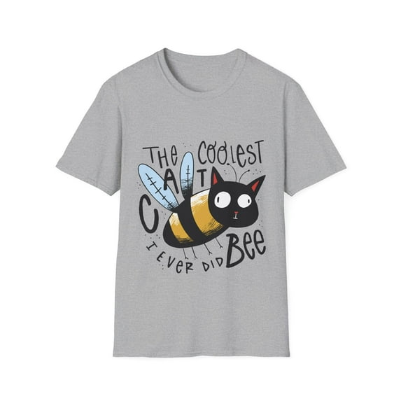 Cool Bee Cat Lovers Novelty Men women Graphic Tshirt