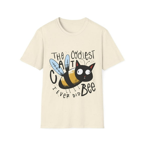 Cool Bee Cat Lovers Novelty Men women Graphic Tshirt