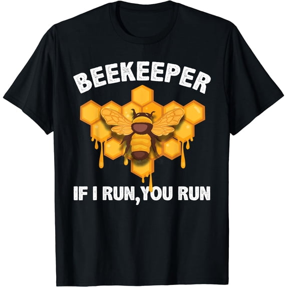 Cool Beekeeper For Men Women Honeybee Beekeeping Bee Lover T-Shirt Black 3X-Large