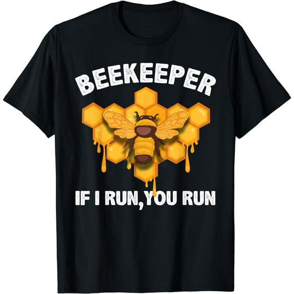 Cool Beekeeper For Men Women Honeybee Beekeeping Bee Lover T-Shirt Black X-Large