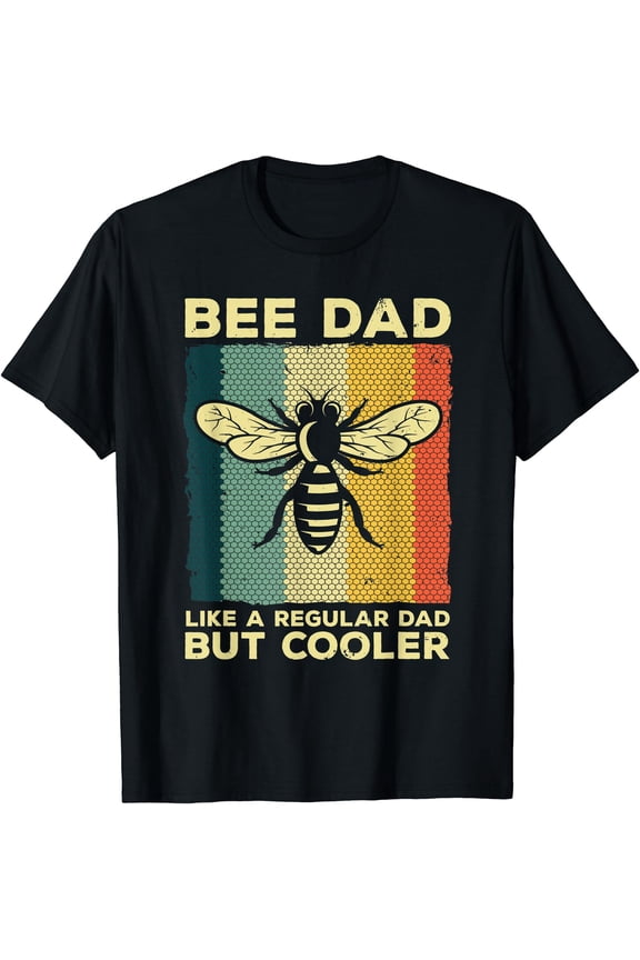 Cool Beekeeping Art Men Dad Bee Hive Keeping Honey Beekeeper T-Shirt