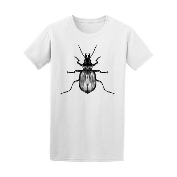 Cool Beetle Sketch T-Shirt Men -Image by Shutterstock, Male Small