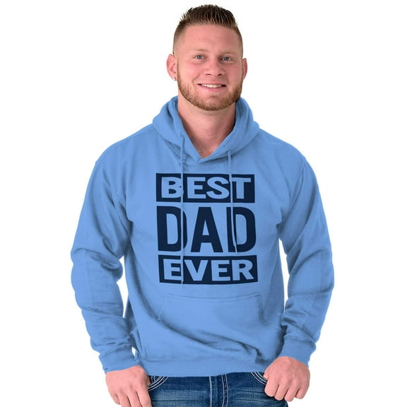 Cool Best Dad Ever Father's Day Men's Big & Tall Graphic Hoodie Brisco Brands 4X