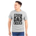 thumbnail image 1 of Cool Best Dad Ever Father's Day Men's Graphic T Shirt Tees Brisco Brands L, 1 of 5