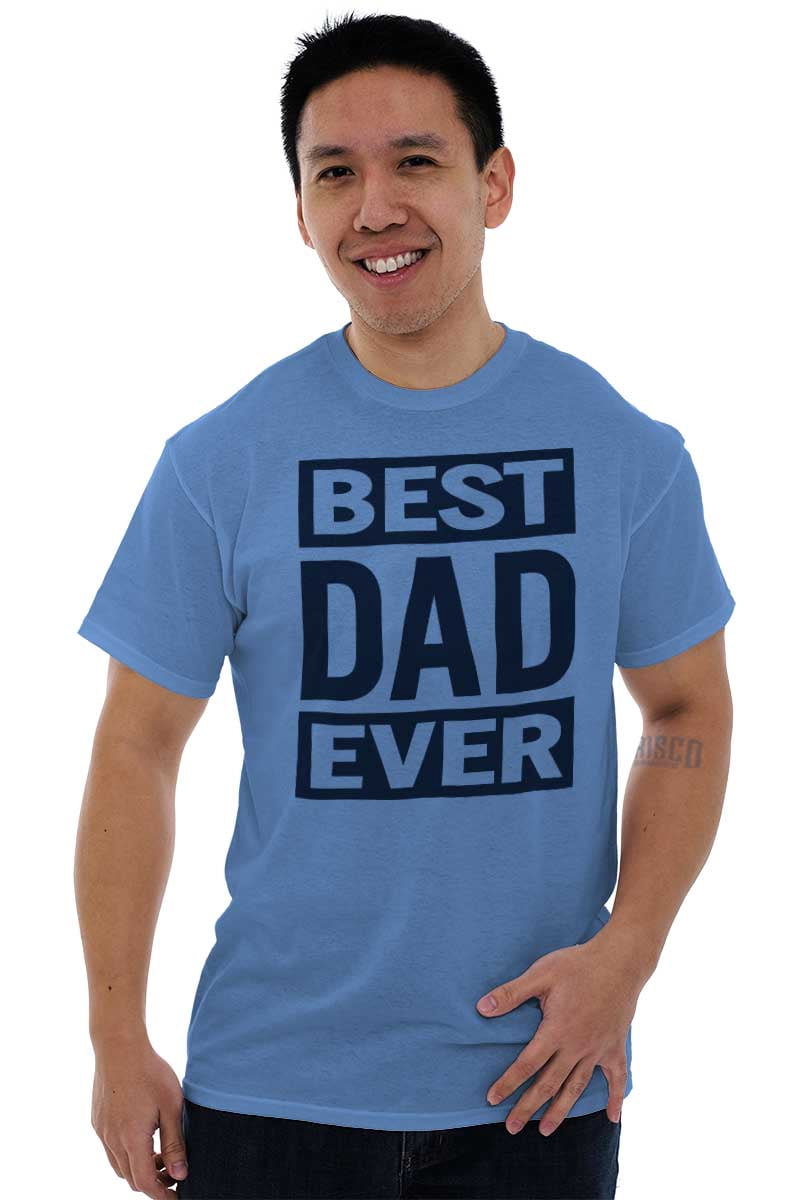 Cool Best Dad Ever Father's Day Men's Graphic T Shirt Tees Brisco ...