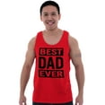 thumbnail image 1 of Cool Best Dad Ever Father's Day Tank Top Sleeveless Tee Men Brisco Brands S, 1 of 6