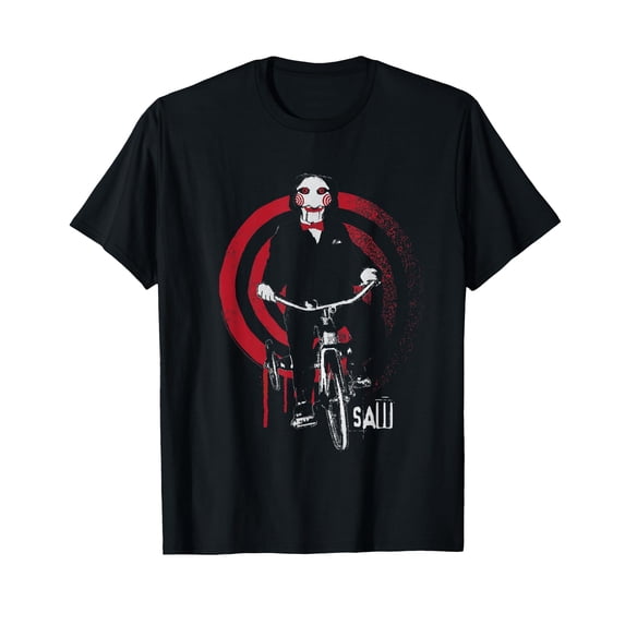 Cool Bicycle Design T-Shirt with Target Background for Cycling Enthusiasts