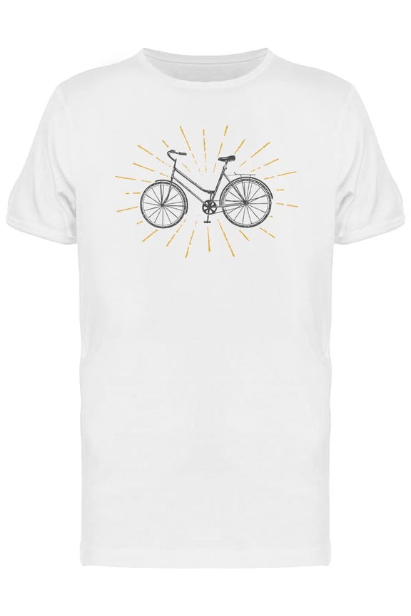 Cool Bicycle Graphic T-Shirt Men -Image by Shutterstock, Male Large