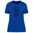 thumbnail image 1 of Cool Big Beetle Sketch T-Shirt Women -Image by Shutterstock, Female Small, 1 of 2