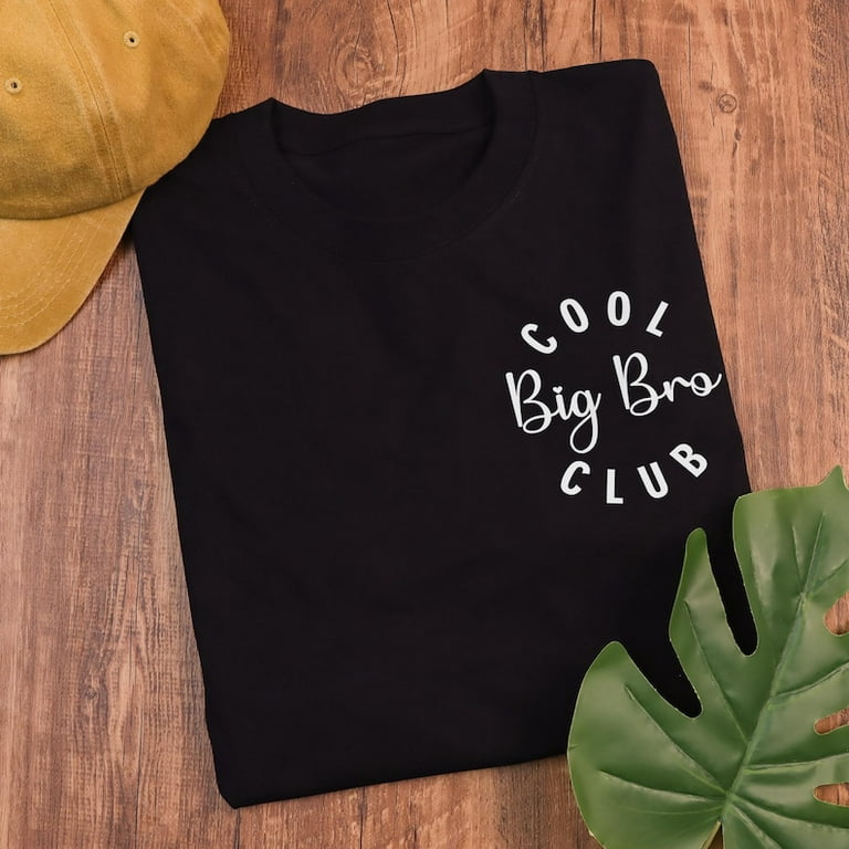 Cool Big Bro Club Shirt, Big Brother Shirt, Baby Announcement Gift