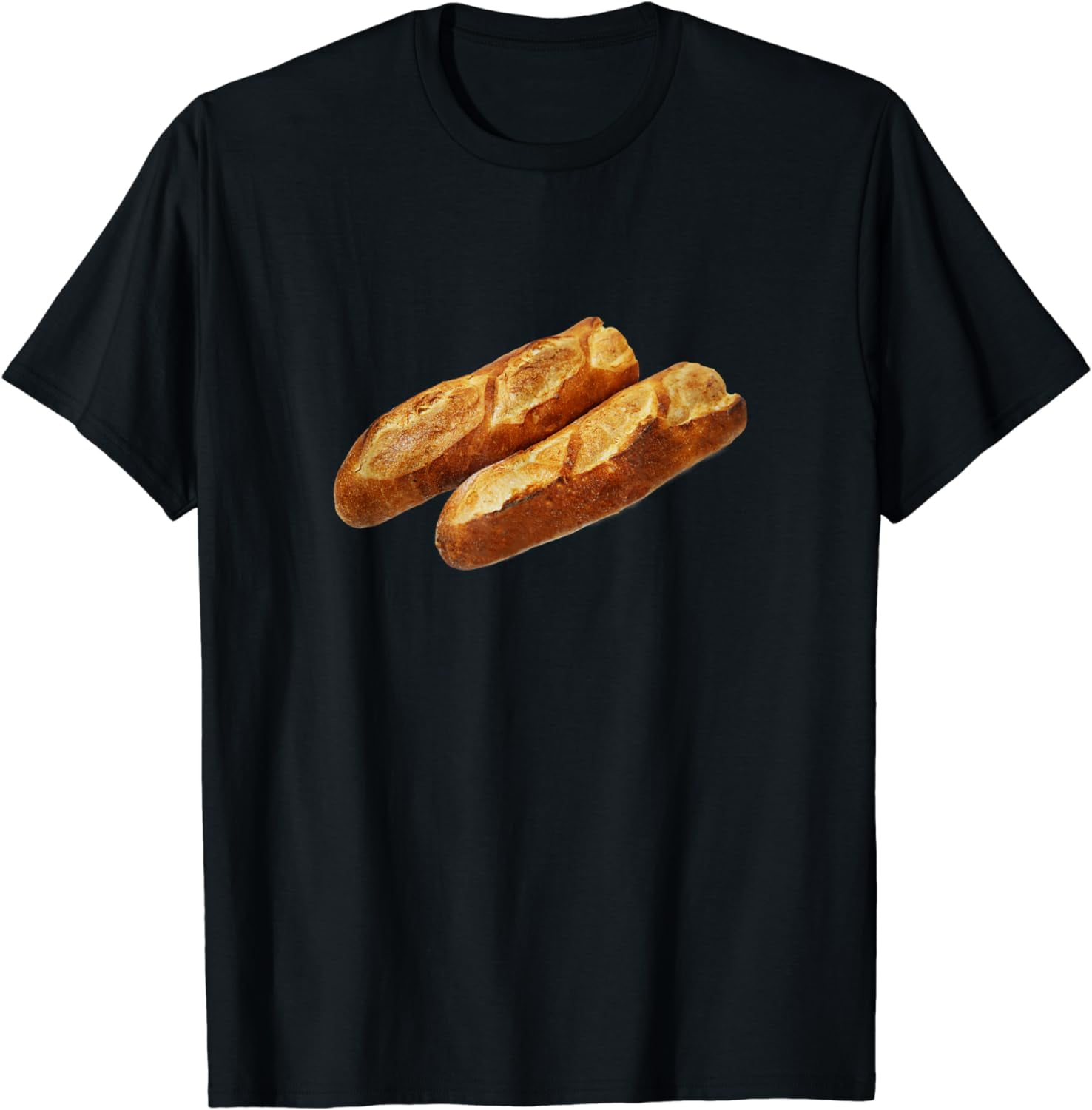 Cool Big bread Baguette loaf bakery Baking food T-Shirt - Walmart.com