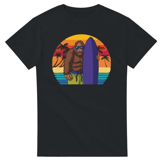Cool Bigfoot Graphic T-Shirt for Summer Fun, Heavyweight Cotton ...