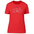 thumbnail image 1 of Cool Bike, Sport Lovers T-Shirt Women -Image by Shutterstock, Female x-Large, 1 of 2