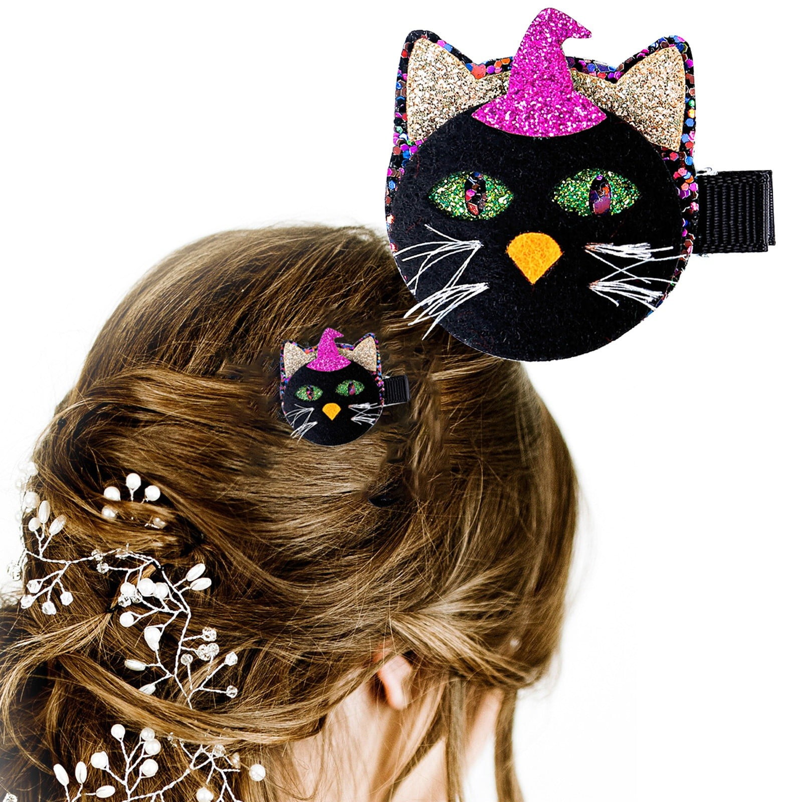 Hair Salon Clips Mini Clip Hair Extensions Storage Hair Clips for Girls with Words Soft And Baby Hair Care Products Set Hair Stylist Vintage Jewelry Lots Toddler Girl Hair Bows with Metal Clip